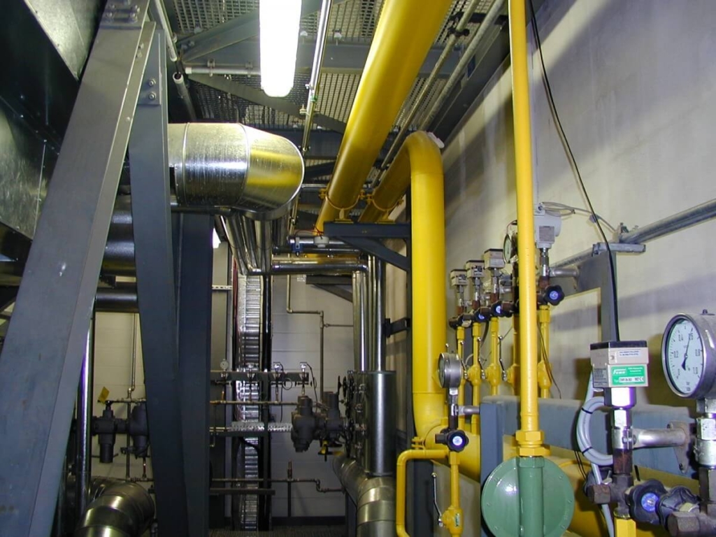 Gasdruckregel- und Messanlage der Molkerei Meggle in Reitmehring