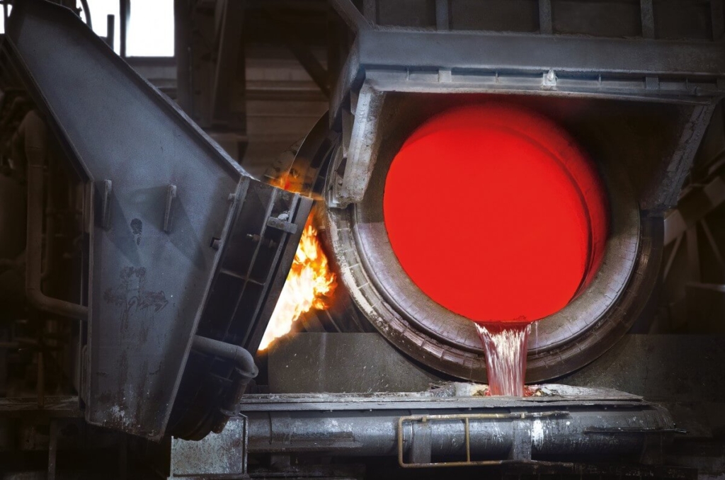 Aluminium-Schmelzaggregat der Firma Oetinger in Weißenhorn